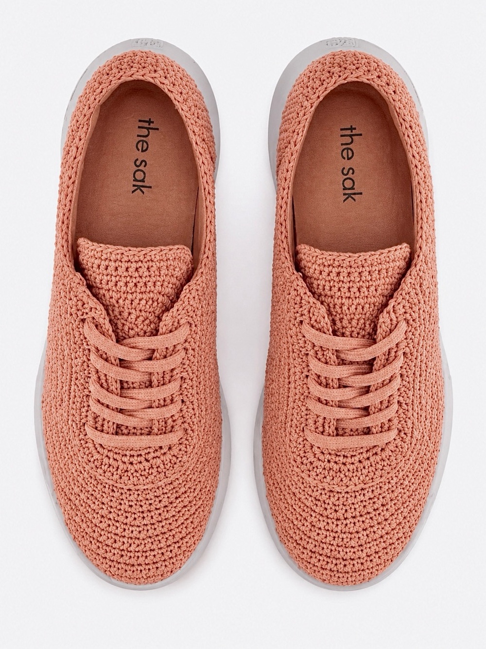The Sak Asha Crochet Knit Sneakers Color Nectar Size 8